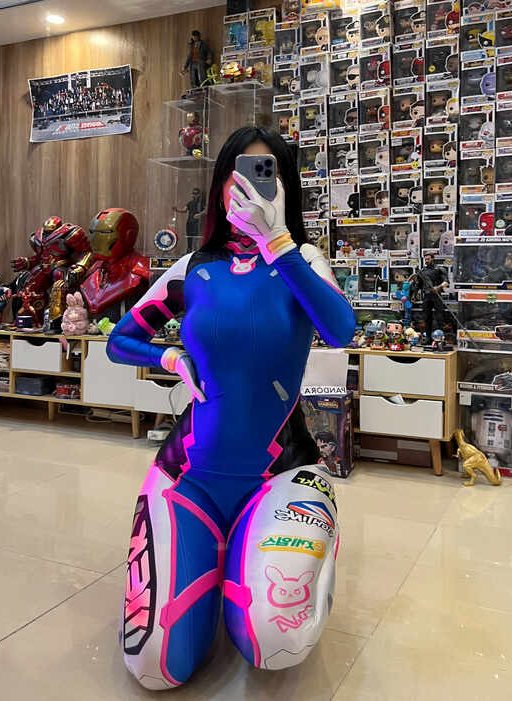 卡通百科老王守望先锋DVA：醉颜图库限定COS写真 [20P-78M]