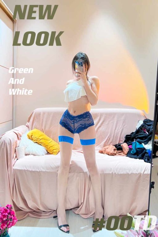 我就是张包包-06.10入门-蓝白撞色镜前OOTD[8P-2V-27.8M]